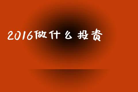 2016做什么投资_https://wap.letulww.com_融资租赁_第1张