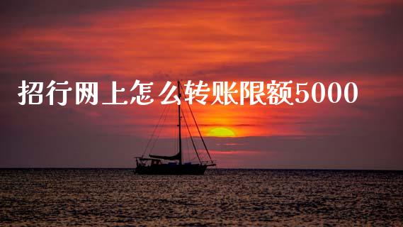 招行网上怎么转账限额5000_https://wap.letulww.com_投资策略_第1张