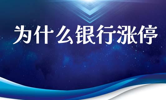 为什么银行涨停_https://wap.letulww.com_外汇交易_第1张