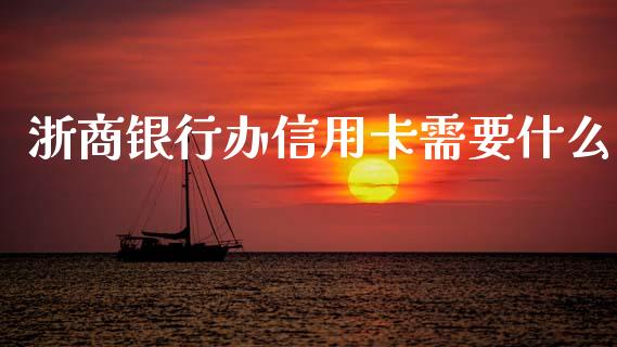 浙商银行办信用卡需要什么_https://wap.letulww.com_融资租赁_第1张