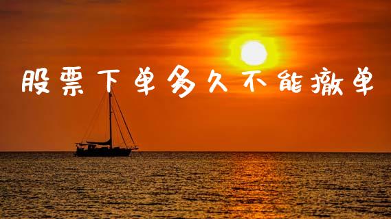 股票下单多久不能撤单_https://wap.letulww.com_投资管理_第1张