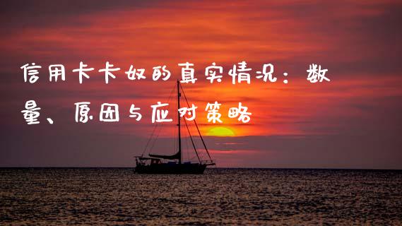 信用卡卡奴的真实情况：数量、原因与应对策略_https://wap.letulww.com_融资租赁_第1张