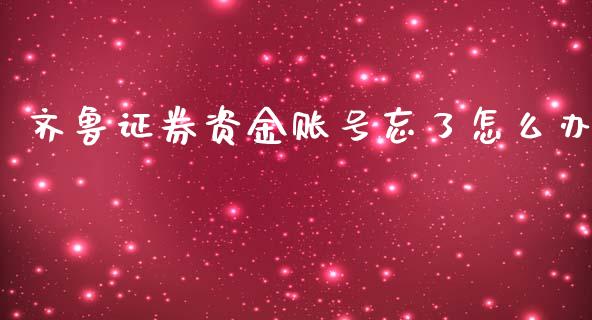 齐鲁证券资金账号忘了怎么办_https://wap.letulww.com_投资管理_第1张
