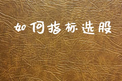 如何指标选股_投资管理_第1张_外汇交易_投资策略_融资租赁_投资管理 如何指标选股_https://wap.letulww.com_投资管理_第1张