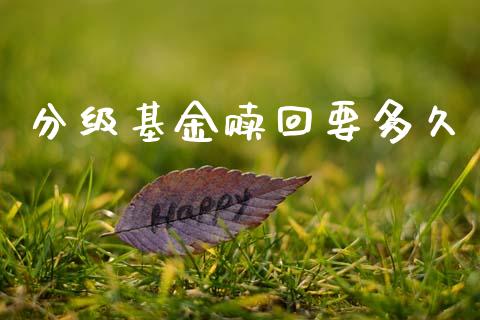 分级基金赎回要多久_https://wap.letulww.com_投资策略_第1张