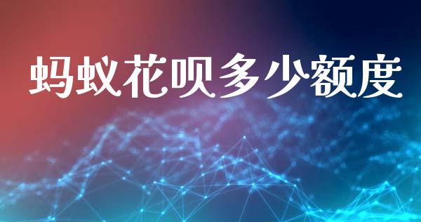蚂蚁花呗多少额度_https://wap.letulww.com_外汇交易_第1张