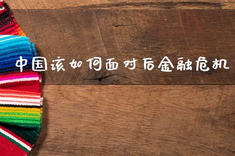 中国该如何面对后金融危机_https://wap.letulww.com_投资策略_第1张
