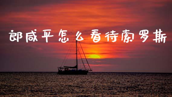 郎咸平怎么看待索罗斯_https://wap.letulww.com_外汇交易_第1张