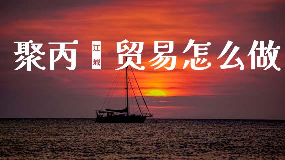 聚丙烯贸易怎么做_https://wap.letulww.com_融资租赁_第1张