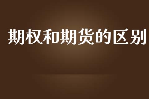 期权和期货的区别_https://wap.letulww.com_融资租赁_第1张