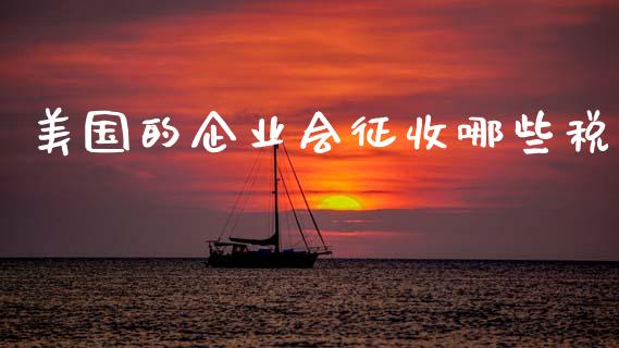 美国的企业会征收哪些税_https://wap.letulww.com_投资管理_第1张