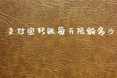 支付宝转账每天限额多少_https://wap.letulww.com_投资管理_第1张