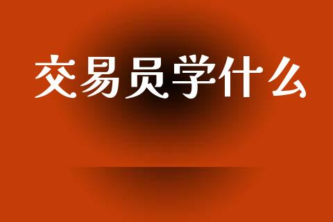 交易员学什么_https://wap.letulww.com_投资策略_第1张