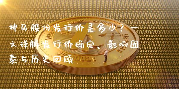 神马股份发行价是多少？一文详解发行价确定、影响因素与历史回顾_https://wap.letulww.com_投资管理_第1张