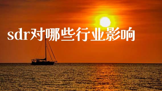 sdr对哪些行业影响_https://wap.letulww.com_外汇交易_第1张