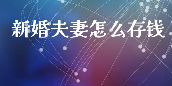 新婚夫妻怎么存钱_https://wap.letulww.com_投资管理_第1张