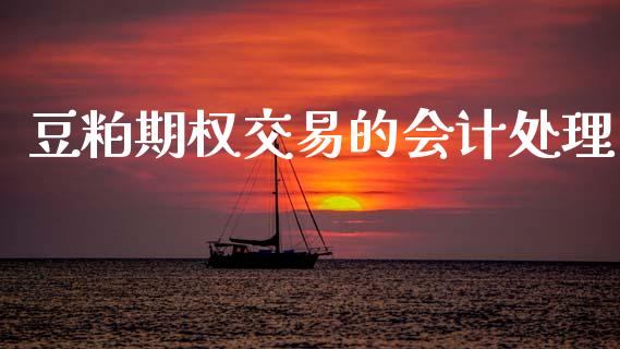 豆粕期权交易的会计处理_https://wap.letulww.com_投资管理_第1张