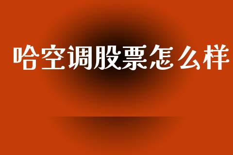 哈空调股票怎么样_https://wap.letulww.com_投资策略_第1张