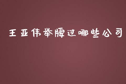 王亚伟举牌过哪些公司_https://wap.letulww.com_融资租赁_第1张