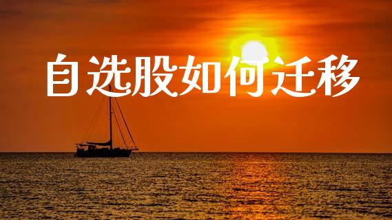 自选股如何迁移_https://wap.letulww.com_投资管理_第1张