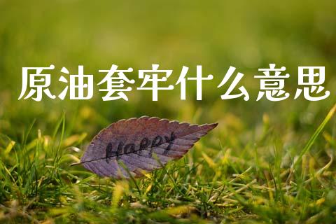 原油套牢什么意思_https://wap.letulww.com_外汇交易_第1张