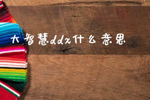 大智慧ddx什么意思_https://wap.letulww.com_投资策略_第1张