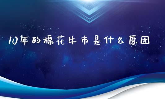 10年的棉花牛市是什么原因_https://wap.letulww.com_融资租赁_第1张