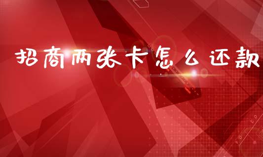 招商两张卡怎么还款_https://wap.letulww.com_投资策略_第1张