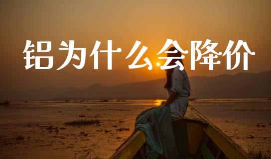 铝为什么会降价_https://wap.letulww.com_外汇交易_第1张