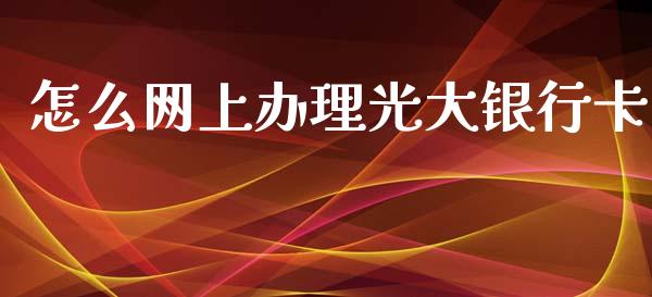 怎么网上办理光大银行卡_https://wap.letulww.com_投资管理_第1张