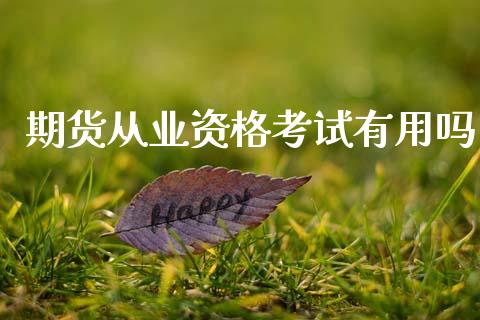 期货从业资格考试有用吗_https://wap.letulww.com_外汇交易_第1张