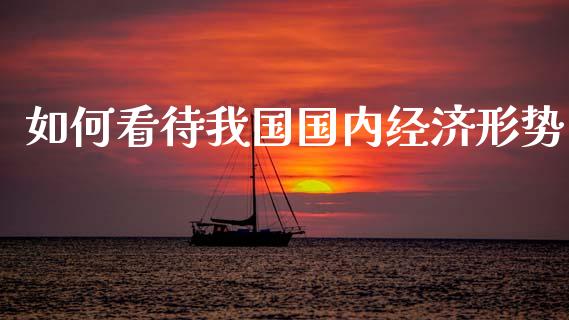如何看待我国国内经济形势_https://wap.letulww.com_投资管理_第1张