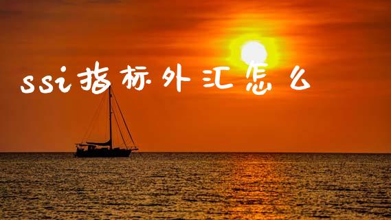 ssi指标外汇怎么_https://wap.letulww.com_投资管理_第1张
