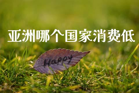 亚洲哪个国家消费低_https://wap.letulww.com_投资管理_第1张