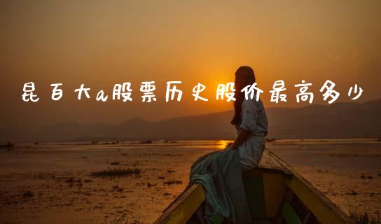 昆百大a股票历史股价最高多少_https://wap.letulww.com_投资策略_第1张