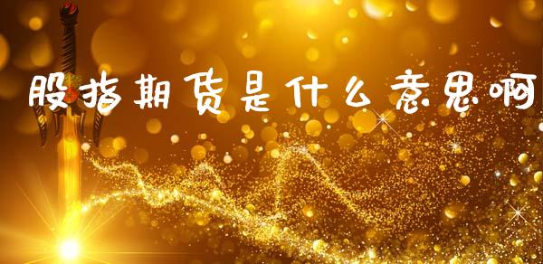 股指期货是什么意思啊_https://wap.letulww.com_投资管理_第1张