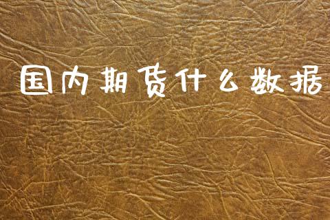 国内期货什么数据_https://wap.letulww.com_外汇交易_第1张