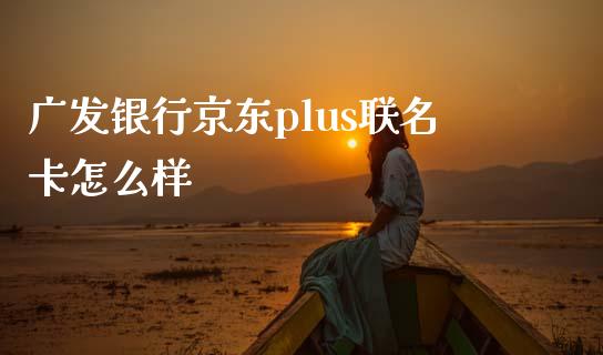 广发银行京东plus联名卡怎么样_https://wap.letulww.com_投资策略_第1张