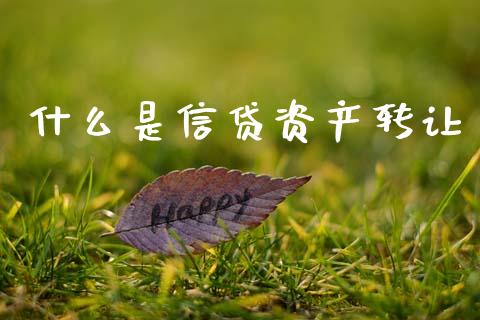 什么是信贷资产转让_https://wap.letulww.com_投资管理_第1张