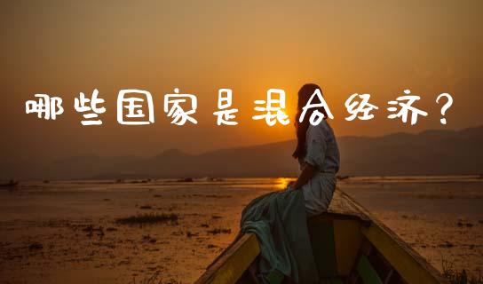 哪些国家是混合经济?_投资策略_第1张_外汇交易_投资策略_融资租赁_投资管理 哪些国家是混合经济?_https://wap.letulww.com_投资策略_第1张