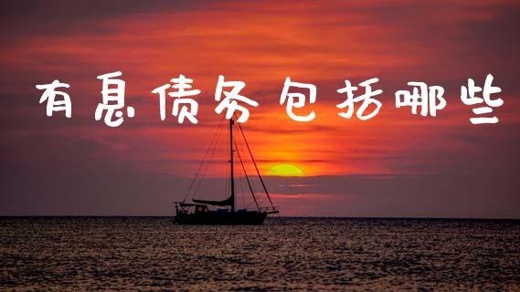 有息债务包括哪些_https://wap.letulww.com_投资策略_第1张
