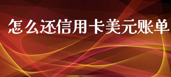怎么还信用卡美元账单_https://wap.letulww.com_融资租赁_第1张