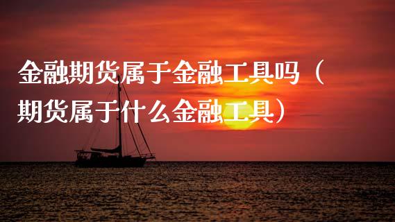 金融期货属于金融工具吗（期货属于什么金融工具）_https://wap.letulww.com_外汇交易_第1张