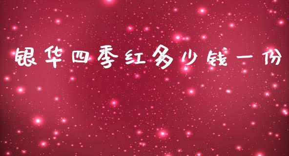 银华四季红多少钱一份_https://wap.letulww.com_投资管理_第1张