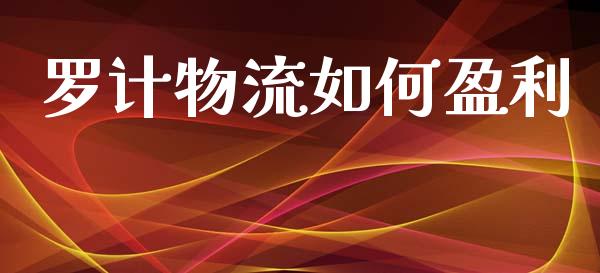 罗计物流如何盈利_https://wap.letulww.com_外汇交易_第1张