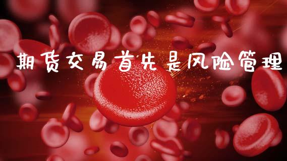 期货交易首先是风险管理_https://wap.letulww.com_投资策略_第1张