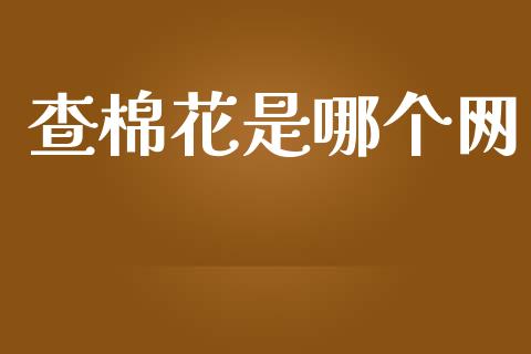 查棉花是哪个网_https://wap.letulww.com_外汇交易_第1张