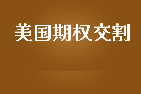 美国期权交割_https://wap.letulww.com_投资管理_第1张
