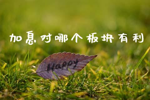 加息对哪个板块有利_https://wap.letulww.com_投资策略_第1张