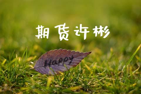 期货许彬_https://wap.letulww.com_投资管理_第1张